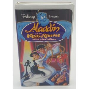 Aladdin and the King of Thieves 1996 VHS Walt Disney Clamshell Case‎